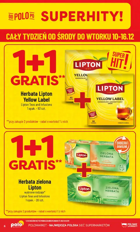 POLOmarket - gazetka promocyjna Gazetka od środy 10.12 do wtorku 16.12 - strona 6