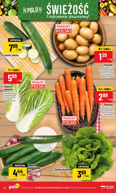 POLOmarket - gazetka promocyjna Gazetka od środy 10.12 do wtorku 16.12 - strona 20