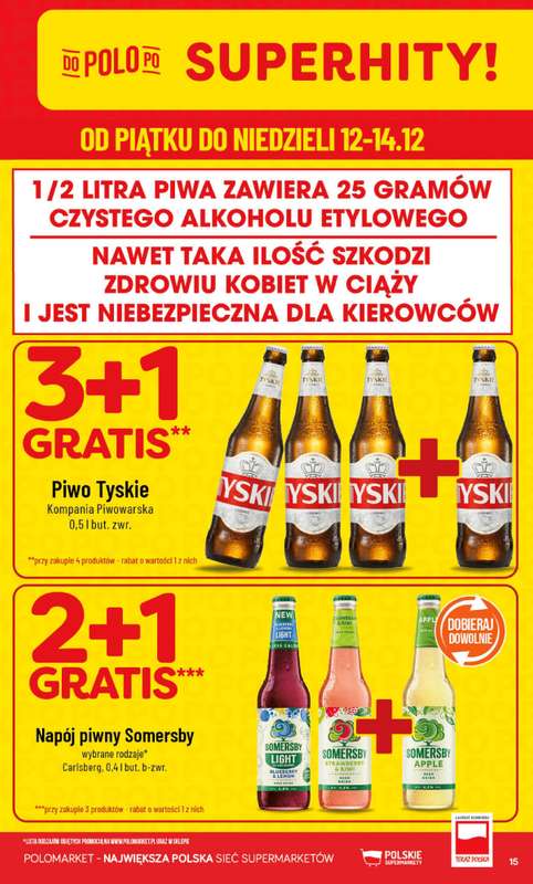 POLOmarket - gazetka promocyjna Gazetka od środy 10.12 do wtorku 16.12 - strona 15