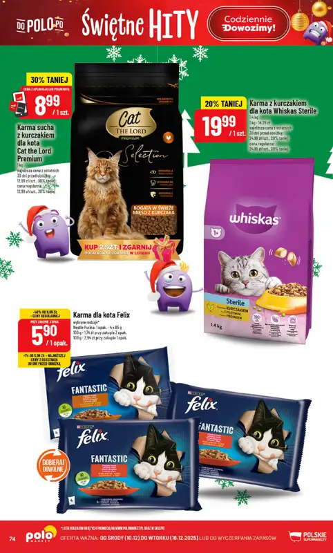 POLOmarket - gazetka promocyjna Gazetka od środy 10.12 do wtorku 16.12 - strona 74