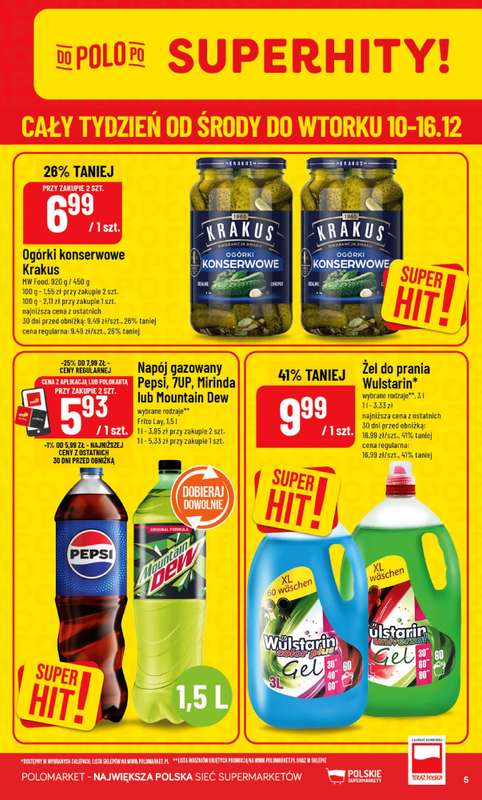 POLOmarket - gazetka promocyjna Gazetka od środy 10.12 do wtorku 16.12 - strona 5
