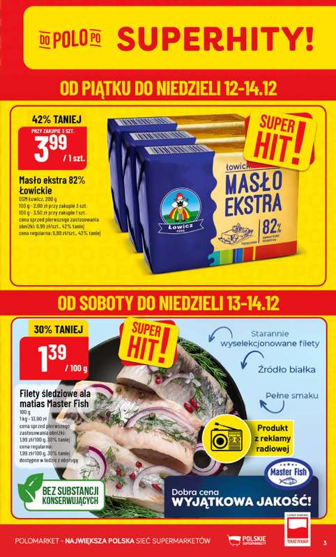 POLOmarket - gazetka promocyjna Gazetka od środy 10.12 do wtorku 16.12 - strona 3