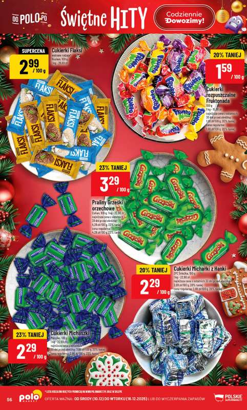 POLOmarket - gazetka promocyjna Gazetka od środy 10.12 do wtorku 16.12 - strona 56