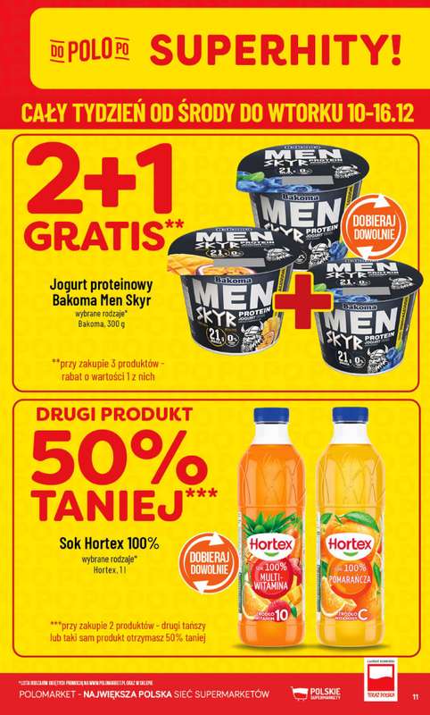 POLOmarket - gazetka promocyjna Gazetka od środy 10.12 do wtorku 16.12 - strona 11