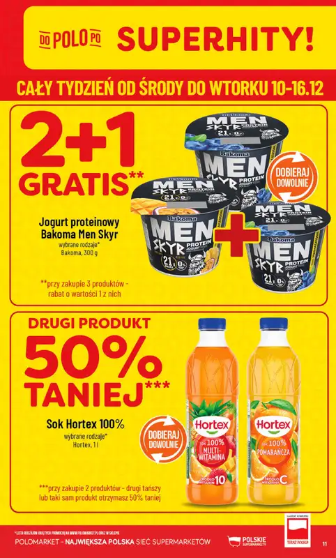 POLOmarket - gazetka promocyjna Gazetka od środy 10.12 do wtorku 16.12 - strona 11