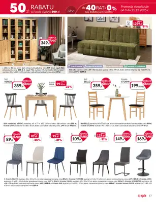 Salony Agata - gazetka promocyjna Już 19.12 Wielkie Otwarcie Agaty w Ełku! od piątku 19.12 do poniedziałku 05.01 - strona 7