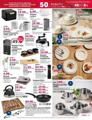 Salony Agata - gazetka promocyjna Już 19.12 Wielkie Otwarcie Agaty w Ełku! od piątku 19.12 do poniedziałku 05.01 - strona 13