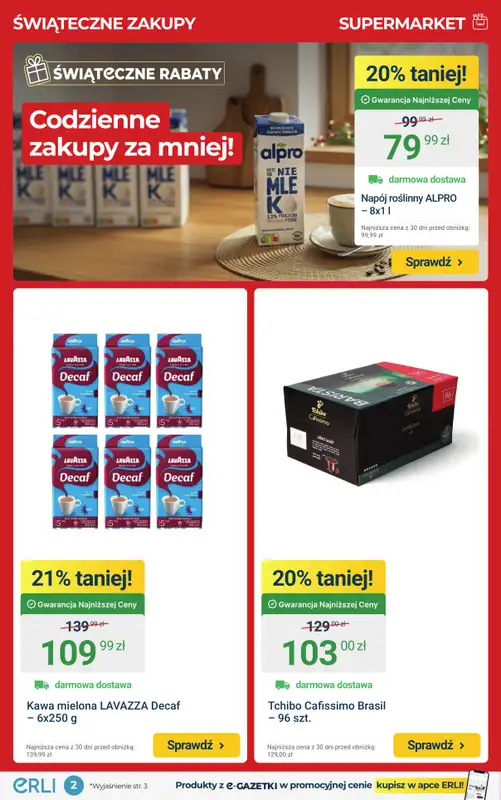 ERLI - gazetka promocyjna Świąteczne zakupy za mniej na ERLI! od poniedziałku 15.12 do niedzieli 21.12 - strona 2