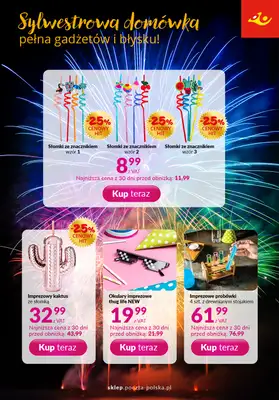 Poczta Polska - gazetka promocyjna Gazetka od poniedziałku 15.12 do niedzieli 28.12 - strona 4