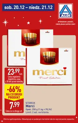 Aldi - gazetka promocyjna Super oferty na sobotę i niedzielę! od soboty 20.12 do niedzieli 21.12 - strona 7