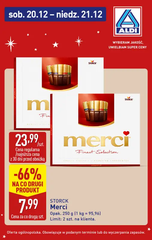 Aldi - gazetka promocyjna Super oferty na sobotę i niedzielę! od soboty 20.12 do niedzieli 21.12 - strona 7