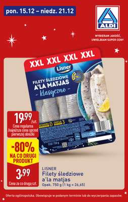 Aldi - gazetka promocyjna Śledź okazje w super cenach Aldi! od poniedziałku 15.12 do niedzieli 21.12 - strona 11