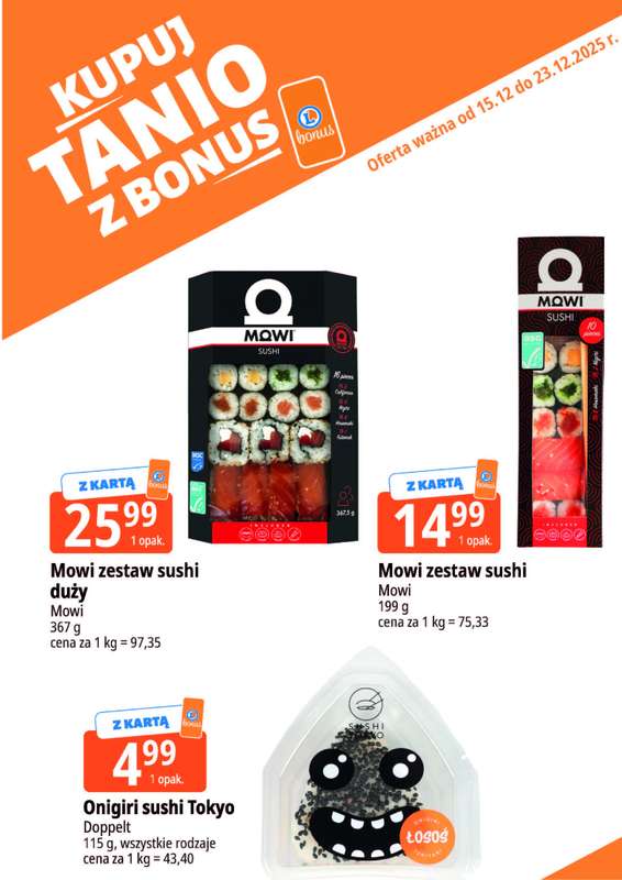 Leclerc - gazetka promocyjna Oferta E.Leclerc I Kupuj tanio z bonus od poniedziałku 15.12 do wtorku 23.12 - strona 18