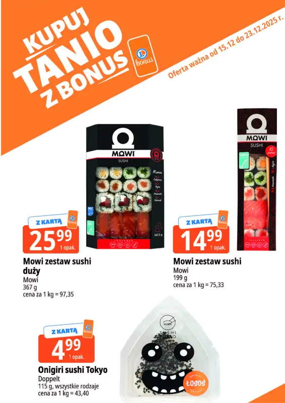 Leclerc - gazetka promocyjna Oferta E.Leclerc I Kupuj tanio z bonus od poniedziałku 15.12 do wtorku 23.12 - strona 18