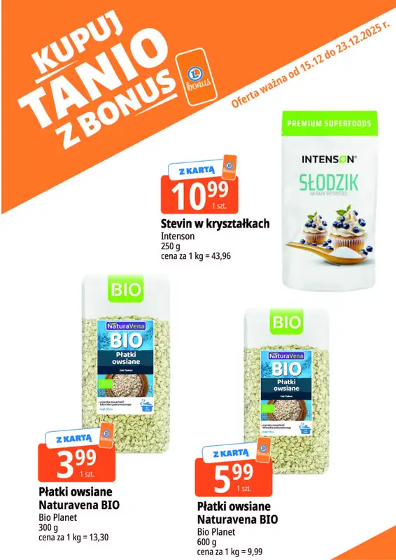 Leclerc - gazetka promocyjna Oferta E.Leclerc I Kupuj tanio z bonus od poniedziałku 15.12 do wtorku 23.12 - strona 16