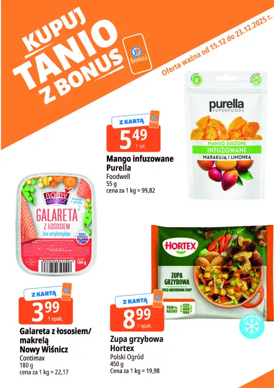 Leclerc - gazetka promocyjna Oferta E.Leclerc I Kupuj tanio z bonus od poniedziałku 15.12 do wtorku 23.12 - strona 22