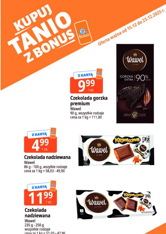 Leclerc - gazetka promocyjna Oferta E.Leclerc I Kupuj tanio z bonus od poniedziałku 15.12 do wtorku 23.12 - strona 10
