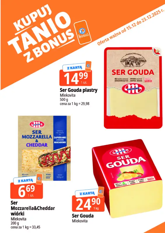 Leclerc - gazetka promocyjna Oferta E.Leclerc I Kupuj tanio z bonus od poniedziałku 15.12 do wtorku 23.12 - strona 26