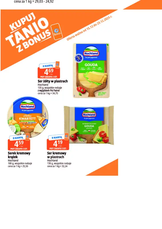 Leclerc - gazetka promocyjna Oferta E.Leclerc I Kupuj tanio z bonus od poniedziałku 15.12 do wtorku 23.12 - strona 29