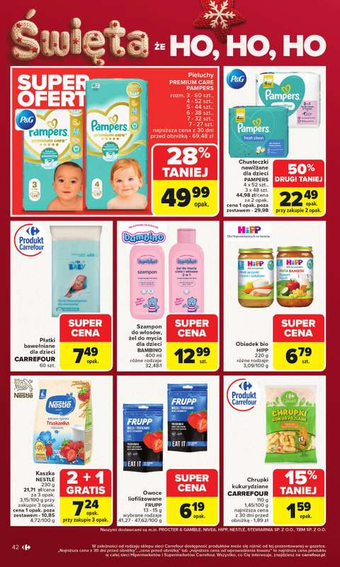Carrefour - gazetka promocyjna Gazetka Carrefour od poniedziałku od poniedziałku 15.12 do wtorku 23.12 - strona 46