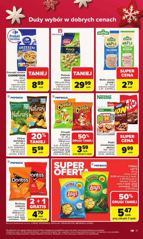 Carrefour - gazetka promocyjna Gazetka Carrefour od poniedziałku od poniedziałku 15.12 do wtorku 23.12 - strona 35