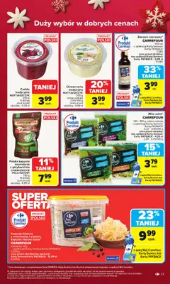 Carrefour - gazetka promocyjna Gazetka Carrefour od poniedziałku od poniedziałku 15.12 do wtorku 23.12 - strona 17