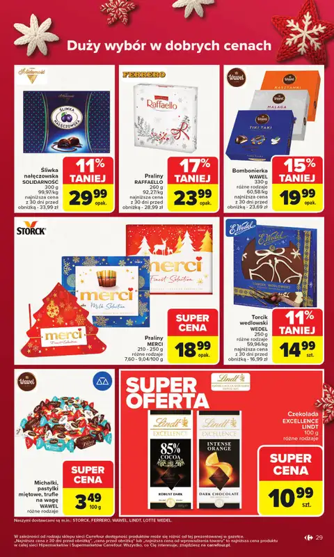 Carrefour - gazetka promocyjna Gazetka Carrefour od poniedziałku od poniedziałku 15.12 do wtorku 23.12 - strona 33
