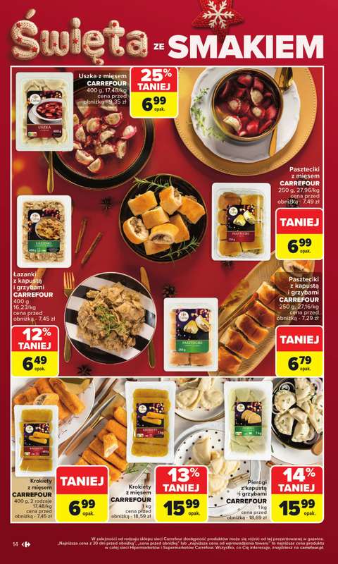 Carrefour - gazetka promocyjna Gazetka Carrefour od poniedziałku od poniedziałku 15.12 do wtorku 23.12 - strona 18