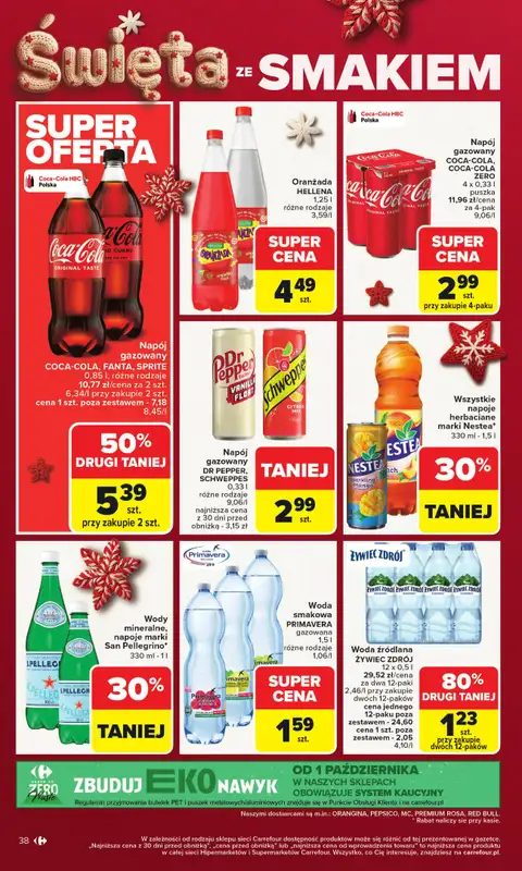 Carrefour - gazetka promocyjna Gazetka Carrefour od poniedziałku od poniedziałku 15.12 do wtorku 23.12 - strona 42