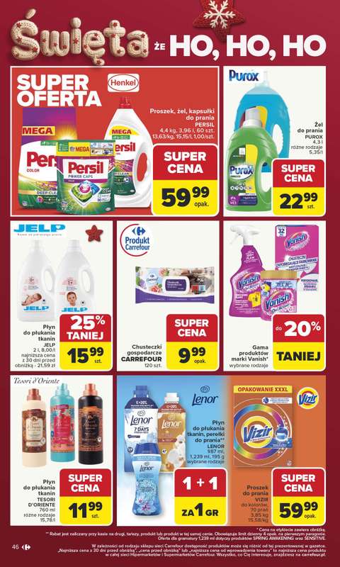 Carrefour - gazetka promocyjna Gazetka Carrefour od poniedziałku od poniedziałku 15.12 do wtorku 23.12 - strona 50