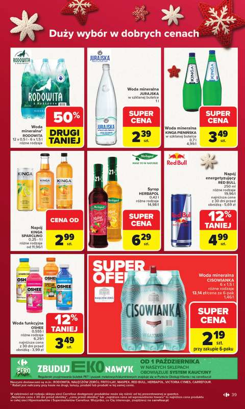 Carrefour - gazetka promocyjna Gazetka Carrefour od poniedziałku od poniedziałku 15.12 do wtorku 23.12 - strona 43