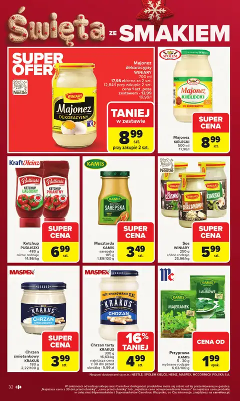 Carrefour - gazetka promocyjna Gazetka Carrefour od poniedziałku od poniedziałku 15.12 do wtorku 23.12 - strona 36