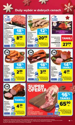 Carrefour - gazetka promocyjna Gazetka Carrefour od poniedziałku od poniedziałku 15.12 do wtorku 23.12 - strona 15
