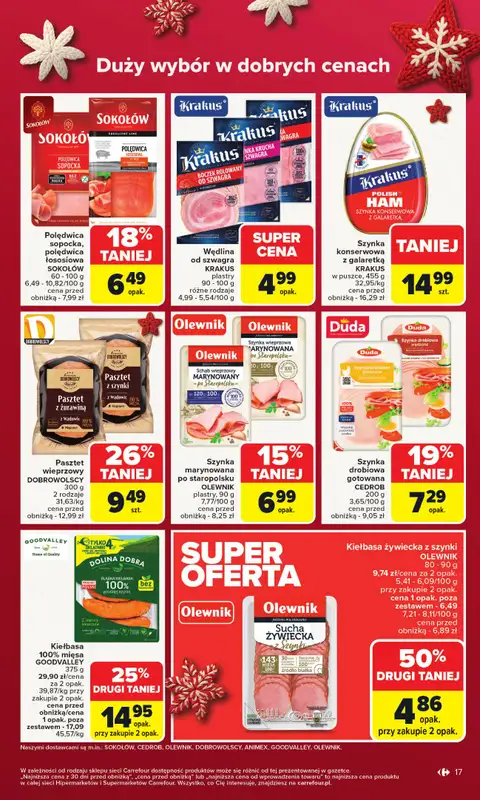 Carrefour - gazetka promocyjna Gazetka Carrefour od poniedziałku od poniedziałku 15.12 do wtorku 23.12 - strona 21