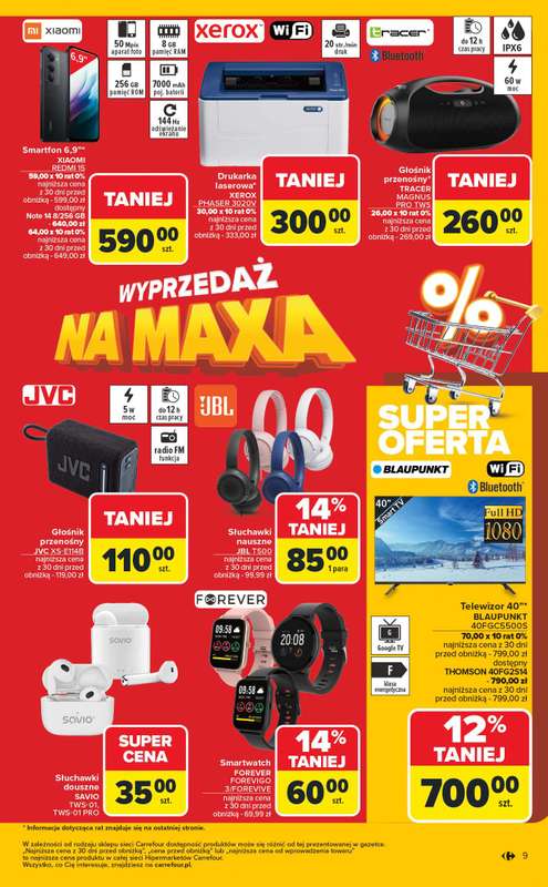 Carrefour - gazetka promocyjna Gazetka Wyprzedaż na MAXA od poniedziałku 15.12 do soboty 03.01 - strona 9