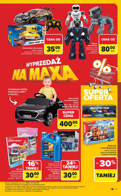 Carrefour - gazetka promocyjna Gazetka Wyprzedaż na MAXA od poniedziałku 15.12 do soboty 03.01 - strona 3
