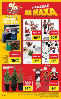 Carrefour - gazetka promocyjna Gazetka Wyprzedaż na MAXA od poniedziałku 15.12 do soboty 03.01 - strona 4