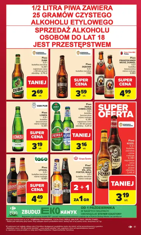 Carrefour Market - gazetka promocyjna Gazetka Carrefour Market od poniedziałku od poniedziałku 15.12 do wtorku 23.12 - strona 45
