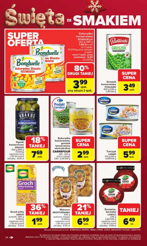 Carrefour Market - gazetka promocyjna Gazetka Carrefour Market od poniedziałku od poniedziałku 15.12 do wtorku 23.12 - strona 38
