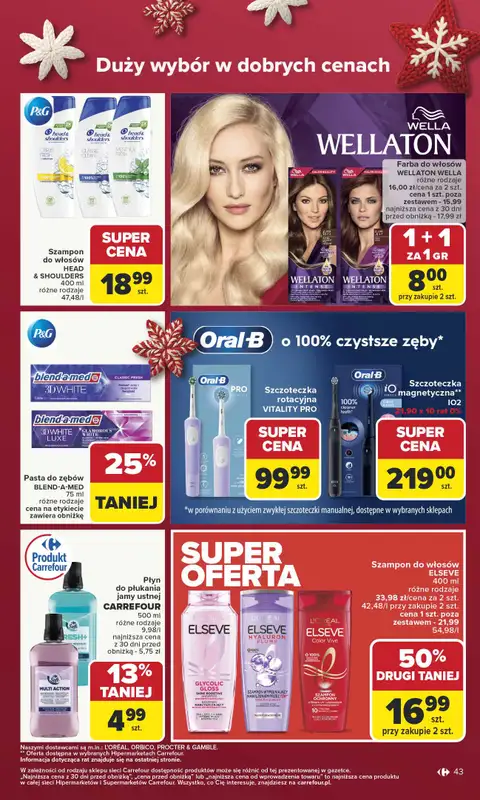 Carrefour Market - gazetka promocyjna Gazetka Carrefour Market od poniedziałku od poniedziałku 15.12 do wtorku 23.12 - strona 47