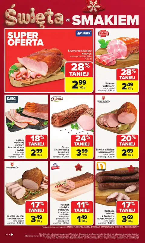 Carrefour Market - gazetka promocyjna Gazetka Carrefour Market od poniedziałku od poniedziałku 15.12 do wtorku 23.12 - strona 20