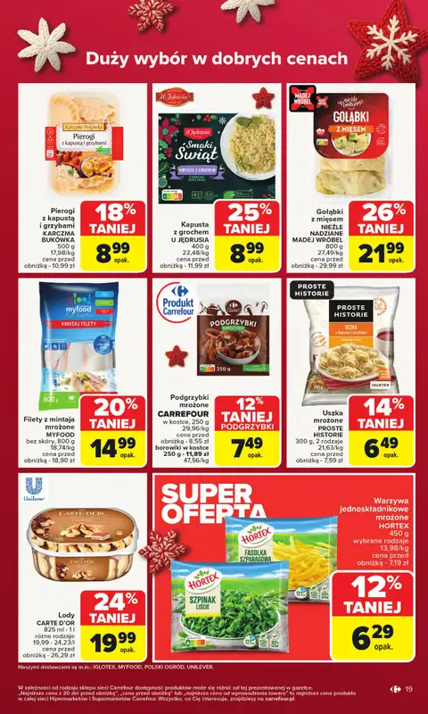 Carrefour Market - gazetka promocyjna Gazetka Carrefour Market od poniedziałku od poniedziałku 15.12 do wtorku 23.12 - strona 23