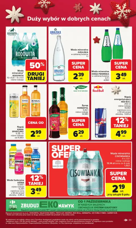 Carrefour Market - gazetka promocyjna Gazetka Carrefour Market od poniedziałku od poniedziałku 15.12 do wtorku 23.12 - strona 43