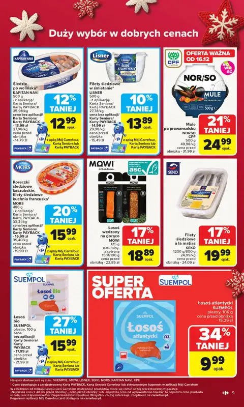 Carrefour Market - gazetka promocyjna Gazetka Carrefour Market od poniedziałku od poniedziałku 15.12 do wtorku 23.12 - strona 13