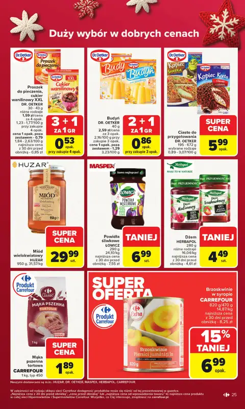 Carrefour Market - gazetka promocyjna Gazetka Carrefour Market od poniedziałku od poniedziałku 15.12 do wtorku 23.12 - strona 29
