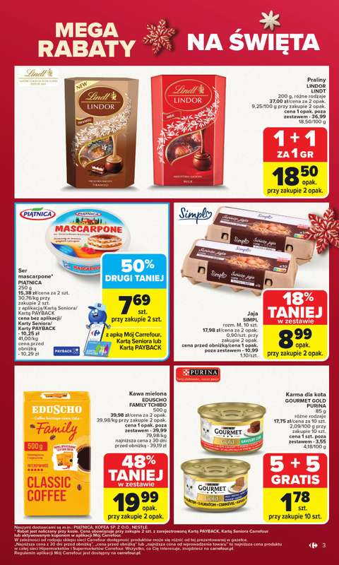 Carrefour Market - gazetka promocyjna Gazetka Carrefour Market od poniedziałku od poniedziałku 15.12 do wtorku 23.12 - strona 7
