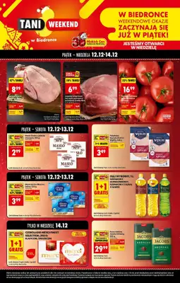 Biedronka - gazetka promocyjna Tani Weekend od piątku 12.12 do niedzieli 14.12