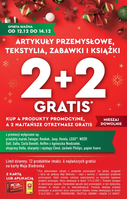 Biedronka - gazetka promocyjna Tani Weekend od piątku 12.12 do niedzieli 14.12 - strona 6