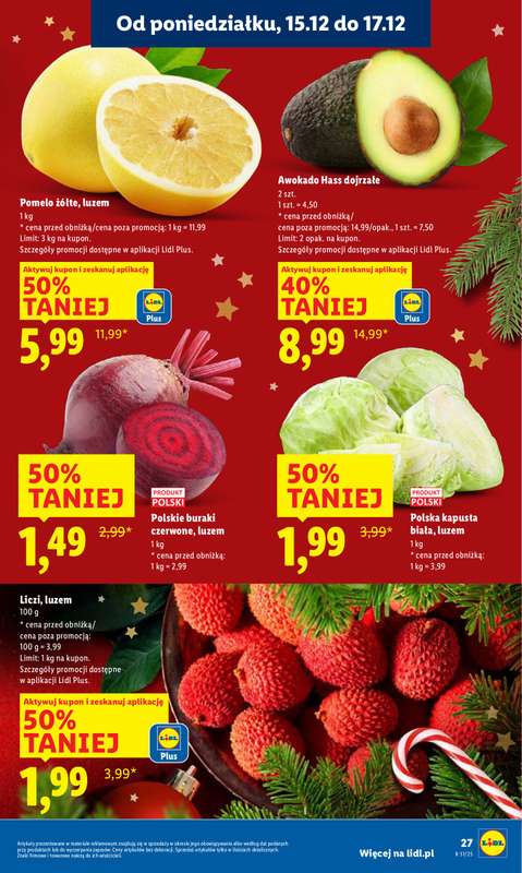 Lidl - gazetka promocyjna Oferta od poniedziałku od poniedziałku 15.12 do środy 17.12 - strona 29