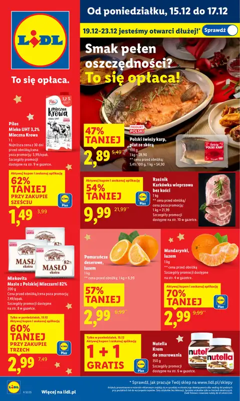 Lidl - gazetka promocyjna Oferta od poniedziałku  